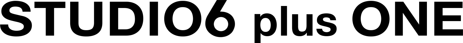 STUDIO6 plus ONE ロゴ
